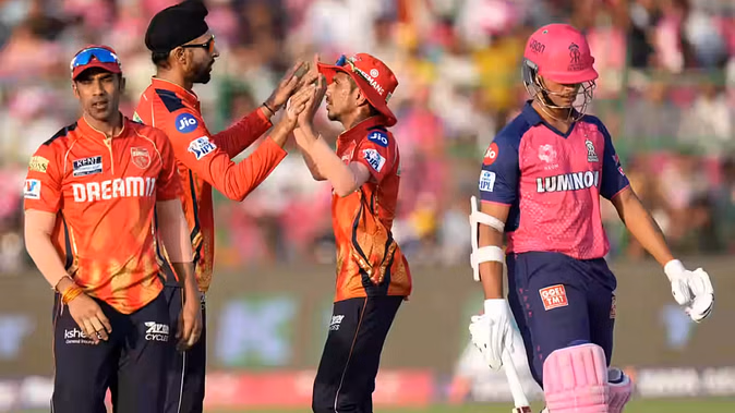 pbks vs rr मैच में पंजाब ने राजस्थान को 10 रन से हराया।