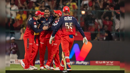 rcb vs csk मैच में चेन्नई को मिली अंतिम गेंद पर नजदीकी हार