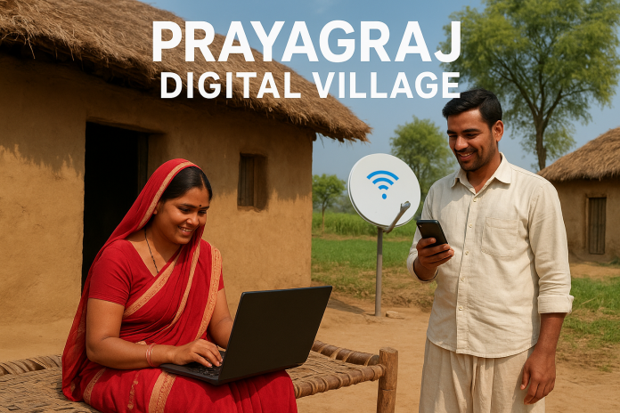 प्रयागराज डिजिटल ग्राम योजना2025, FTTH connectivity गांवों में