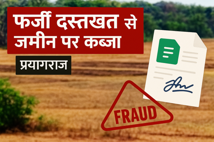 प्रयागराज जमीन घोटाला, एसडीएम फर्जी दस्तखत